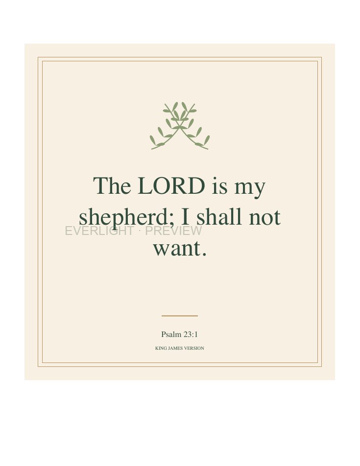 First page preview of Scripture Wall Art — 45 Prints